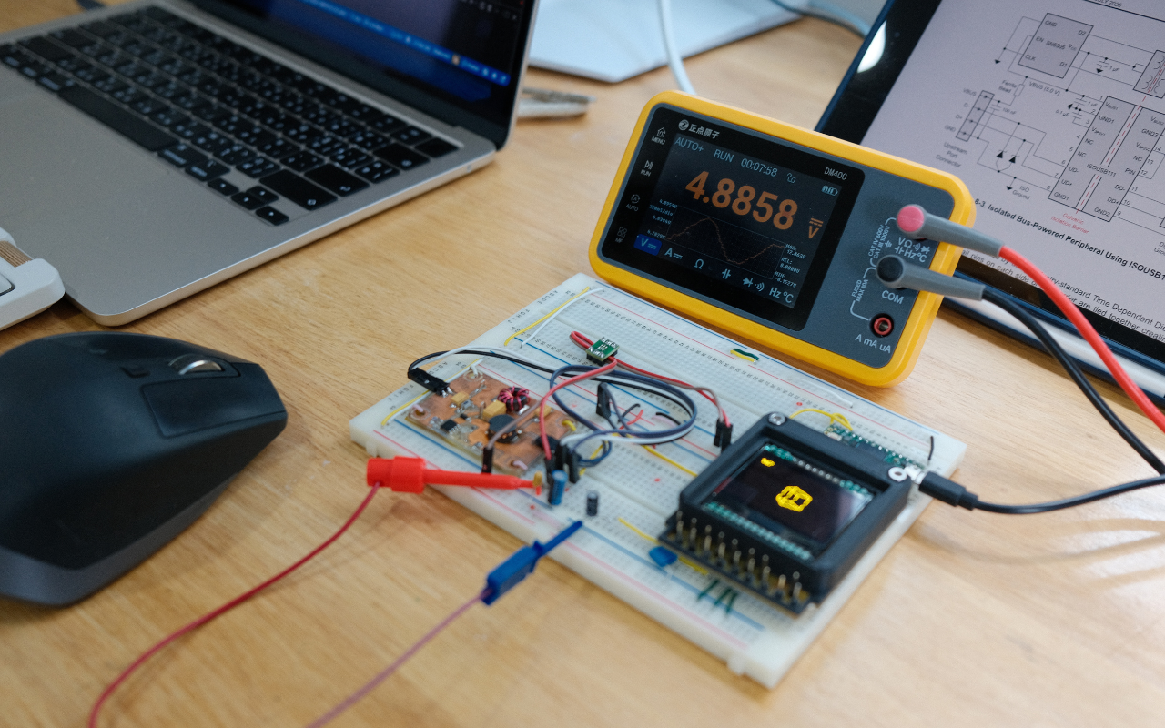 Testing Microcontroller Prototype Development Setup 3D Render Engine Ivory Electronics (2)